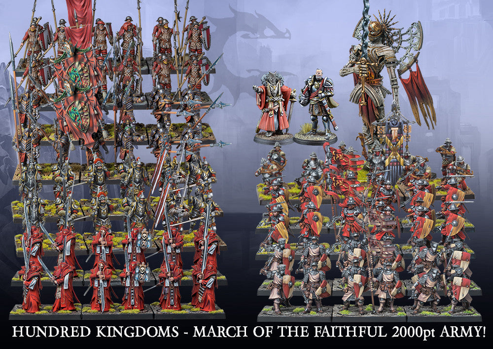 Conquest: Hundred Kingdoms : March of the Faithful 2000pt Army