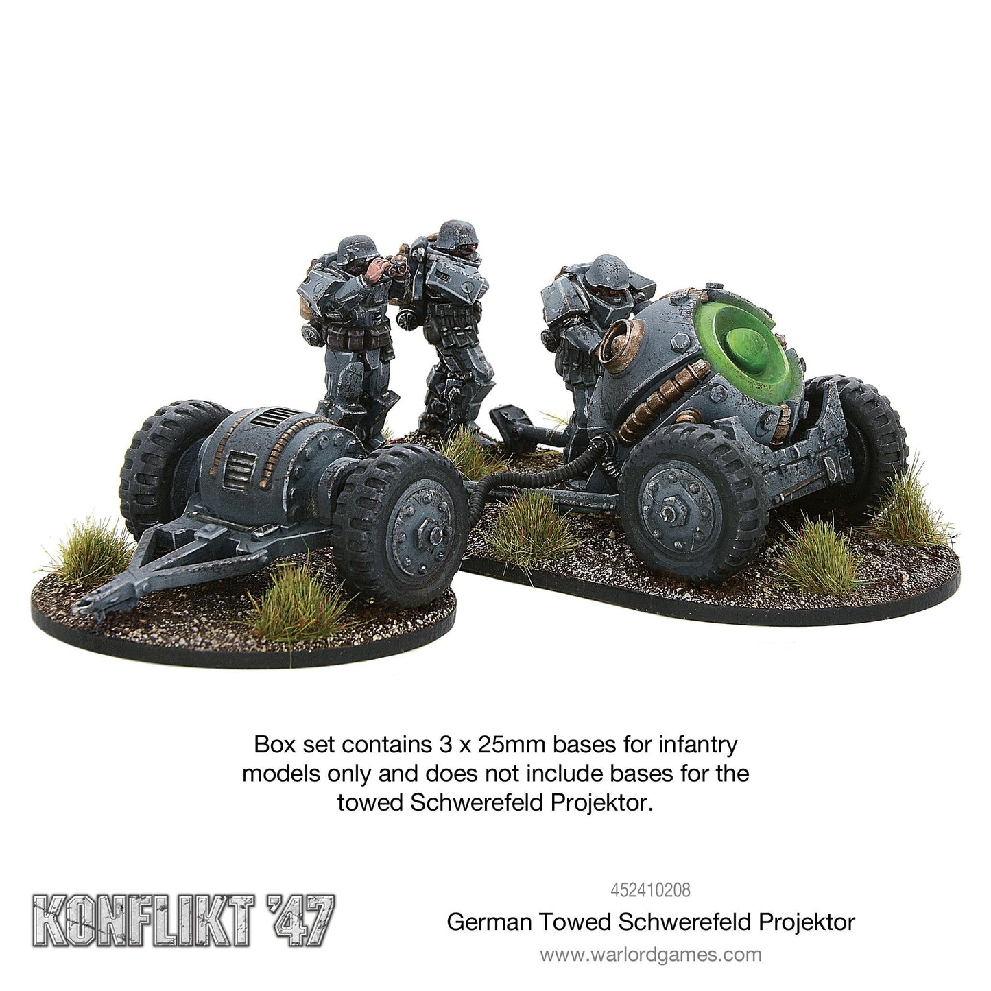 German Towed Schwerefeld Projektor (Heavy Infantry crew)