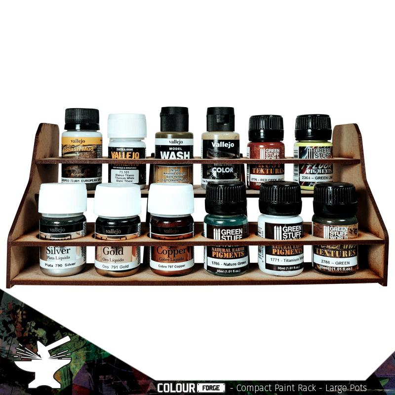 The Colour Forge: Compact Paint Rack (Large Pots 30ml-40ml)