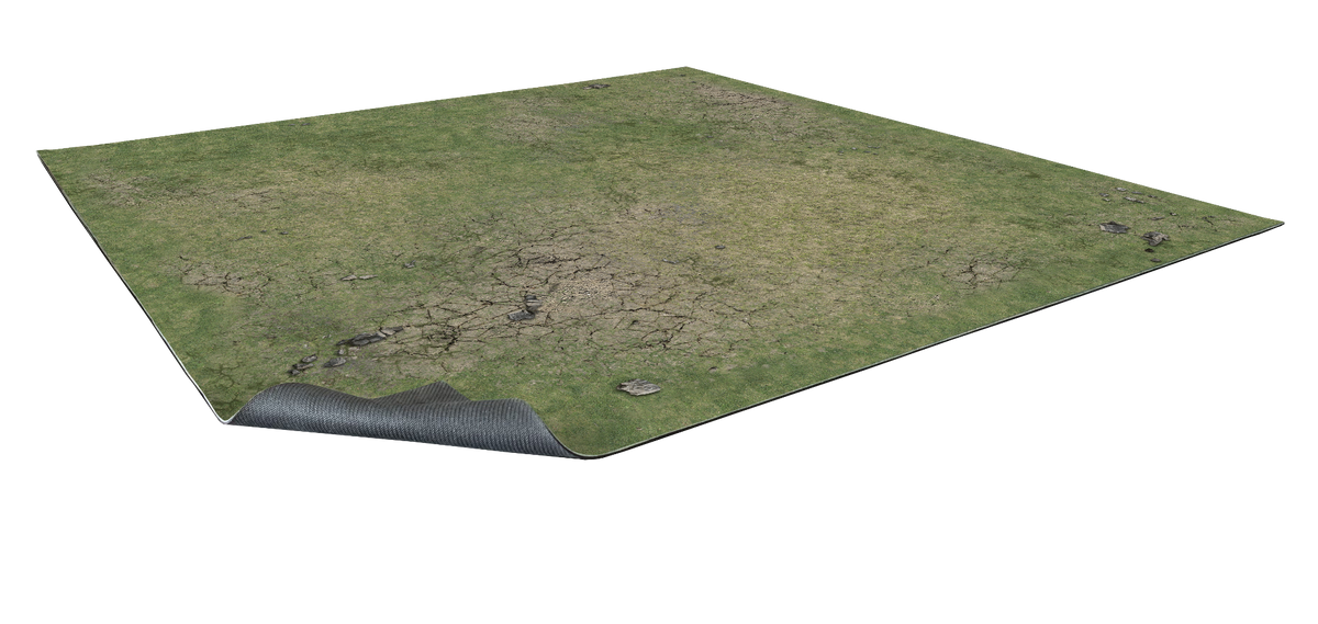 Battle Systems: Grassy Fields Gaming Mat 2x2 - Grid