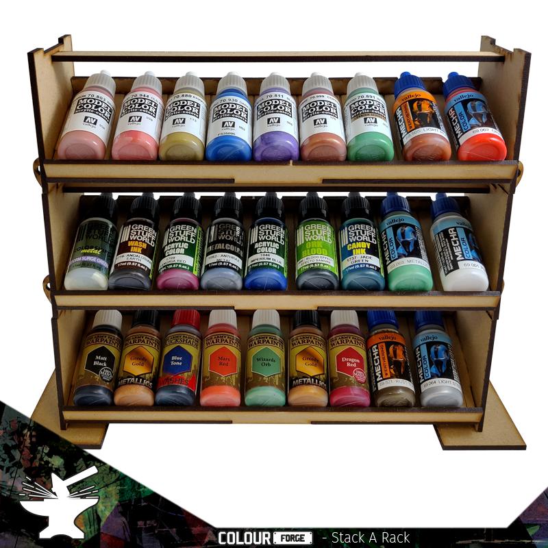 The Colour Forge: Stack a Rack Paint Rack Set (3 tiers)