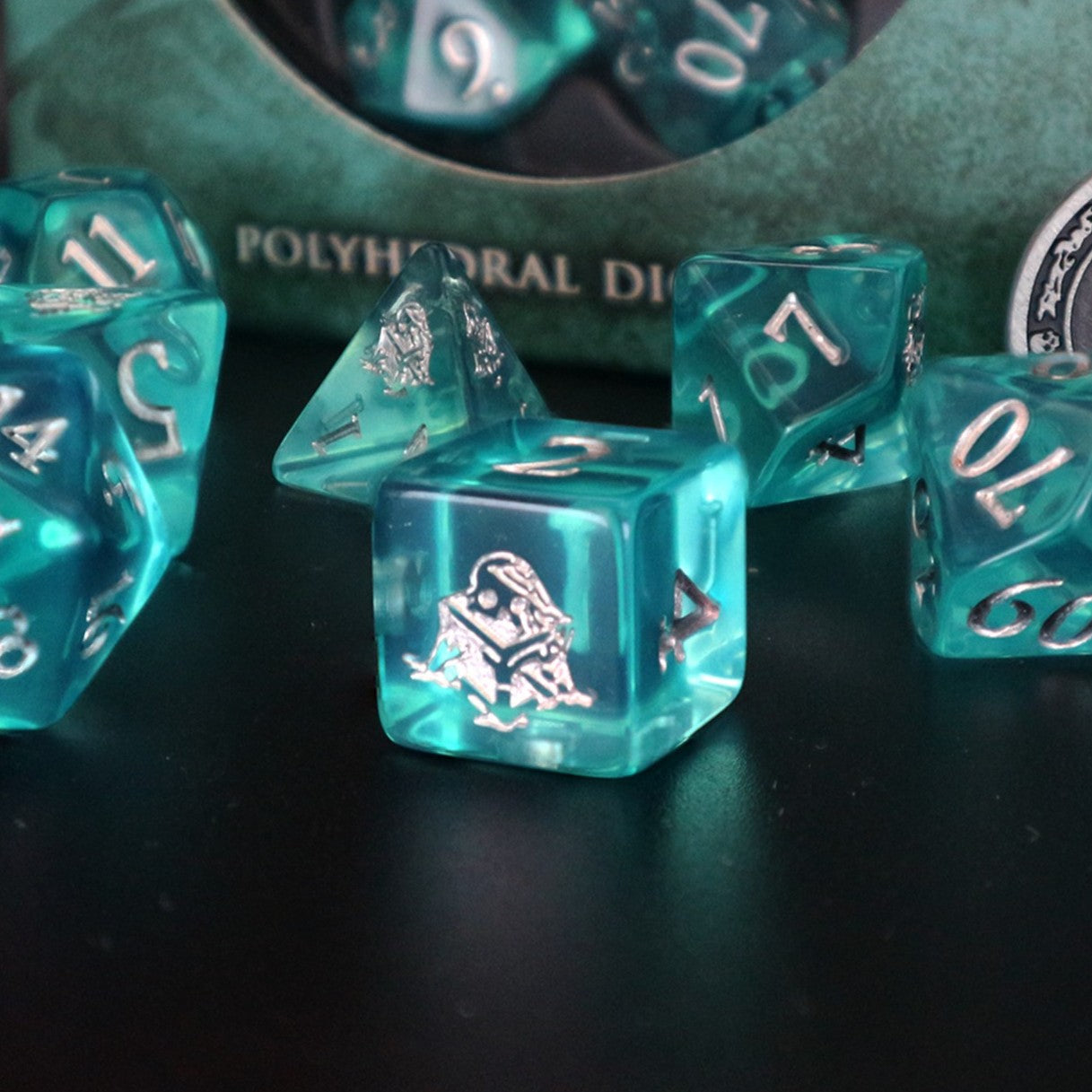 Artefact Games: Polyhedral Dice Set - Ooze Bane
