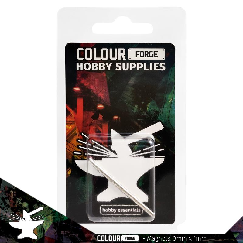 The Colour Forge: Neodymium Magnets 3x1mm (N52) (50)