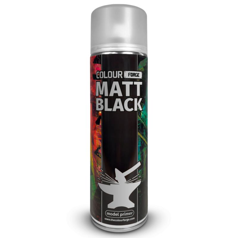 The Colour Forge: Matt Black Spray (500ml)