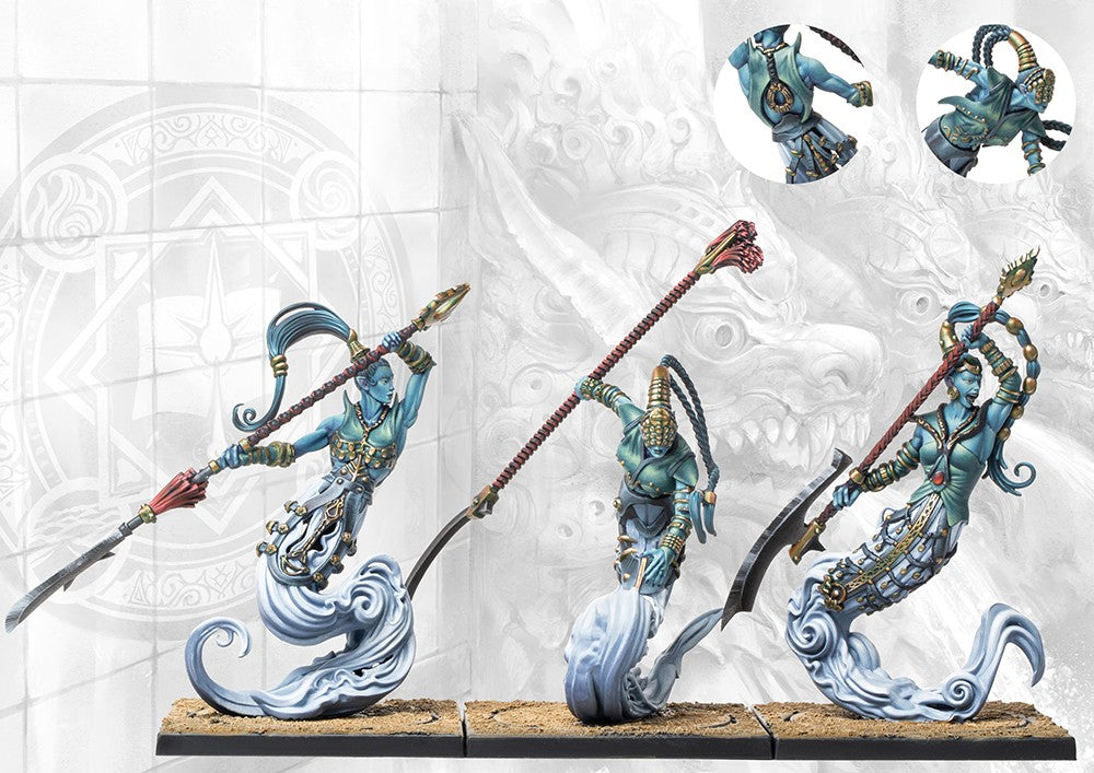 Conquest: Sorcerer Kings: Steelheart Djinn (with Polearms)