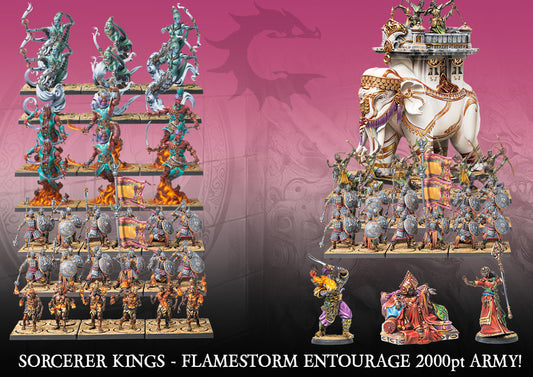 Conquest: Sorcerer Kings : Flamestorm Entourage 2000pt Army