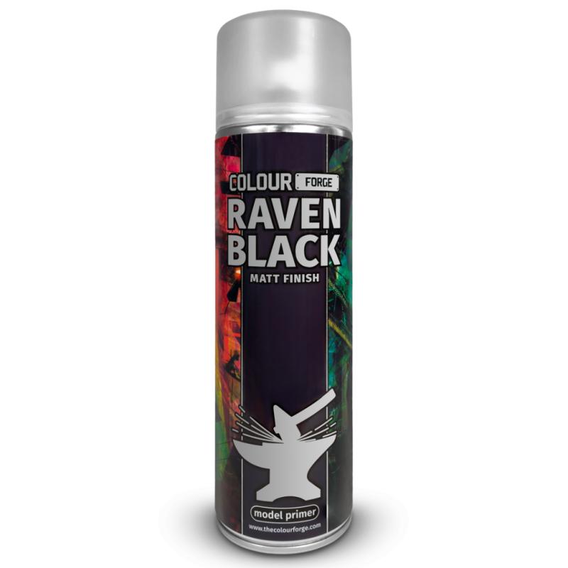 The Colour Forge: Raven Black Spray (500ml)