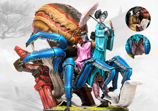 Conquest: Yoroni: Jorogumo Mahatsu (pronounced your-oh-goo-moe)