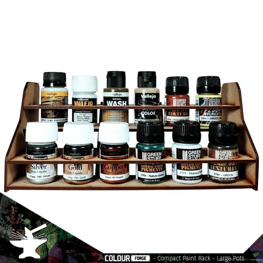 The Colour Forge: Compact Paint Rack (Large Pots 30ml-40ml)