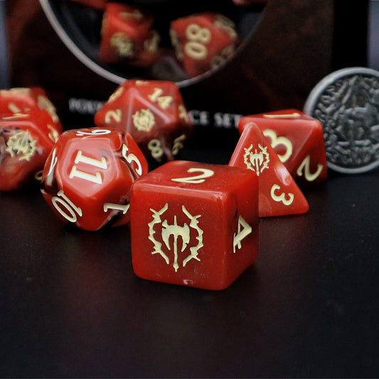Artefact Games: Polyhedral Dice Set - Barbarian Dice