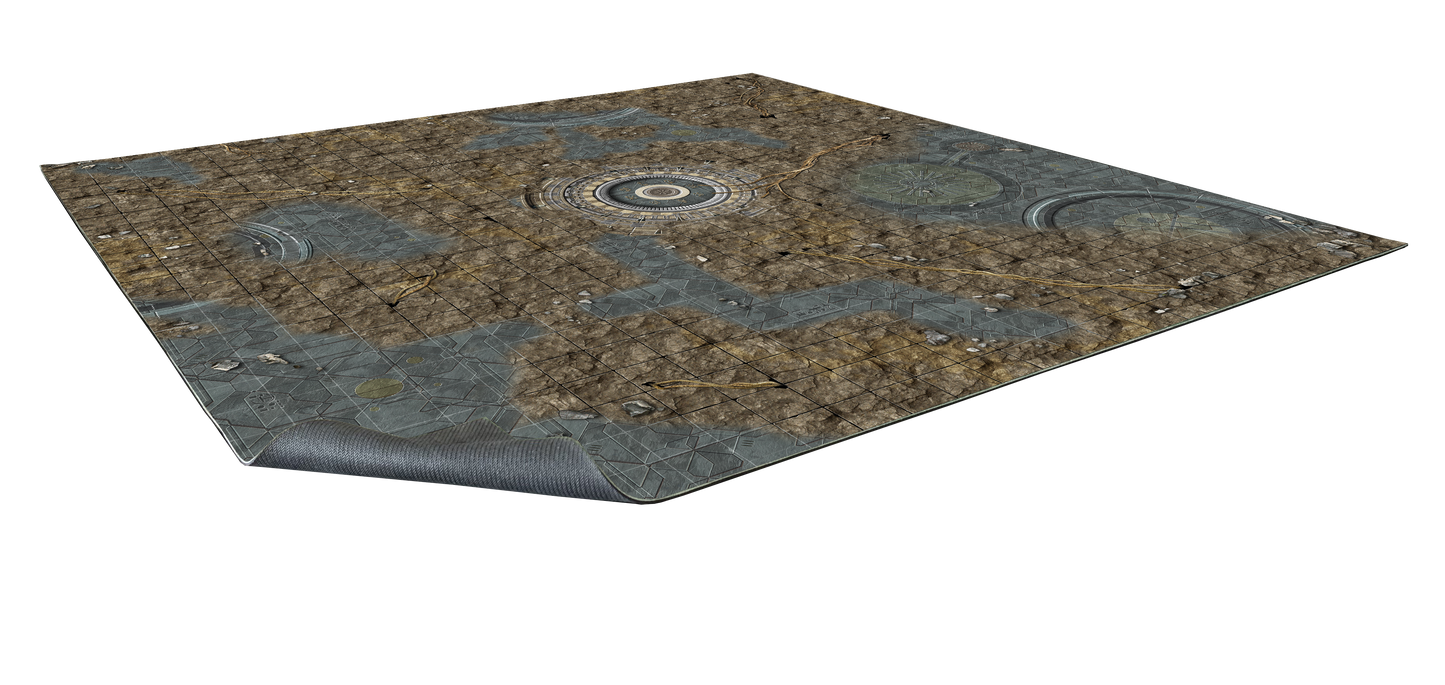 Alien Catacombs Gaming Mat 2x2
