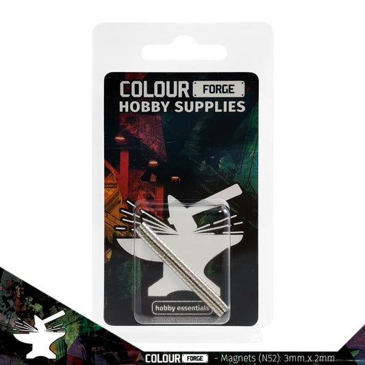 The Colour Forge: Neodymium Magnets 3x2mm (N52) (50)