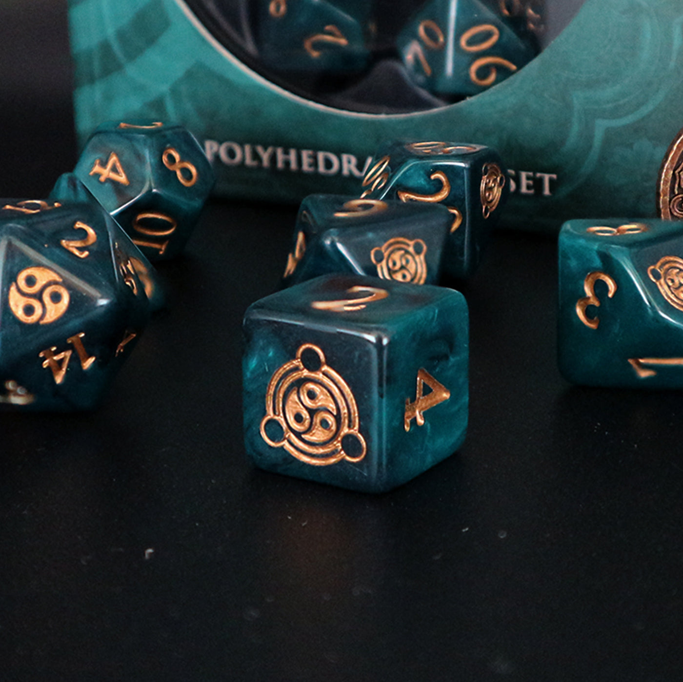 Artefact Games: Polyhedral Dice Set - Monk