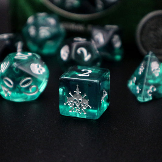 Artefact Games: Polyhedral Dice Set - Necromancer Dice