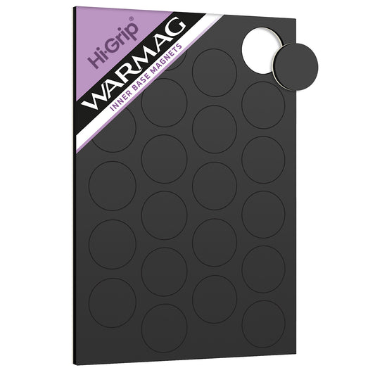 Warmag base magnets Inner Base Magnets to fit inside 25mm bases