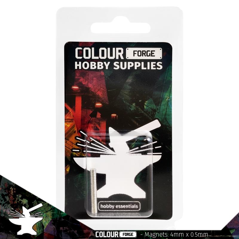 The Colour Forge: Neodymium Magnets 4x0.5mm (N35) (50)