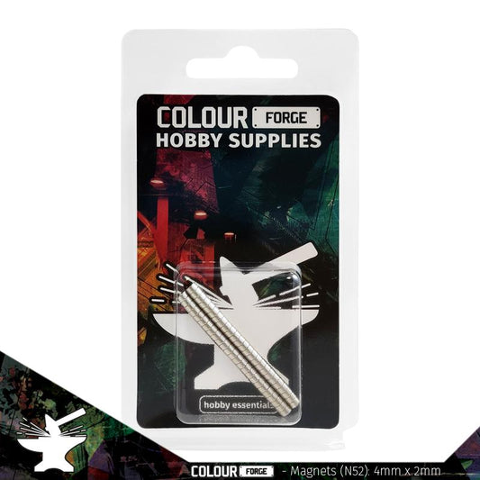 The Colour Forge: Neodymium Magnets 4x2mm (N52) (50)